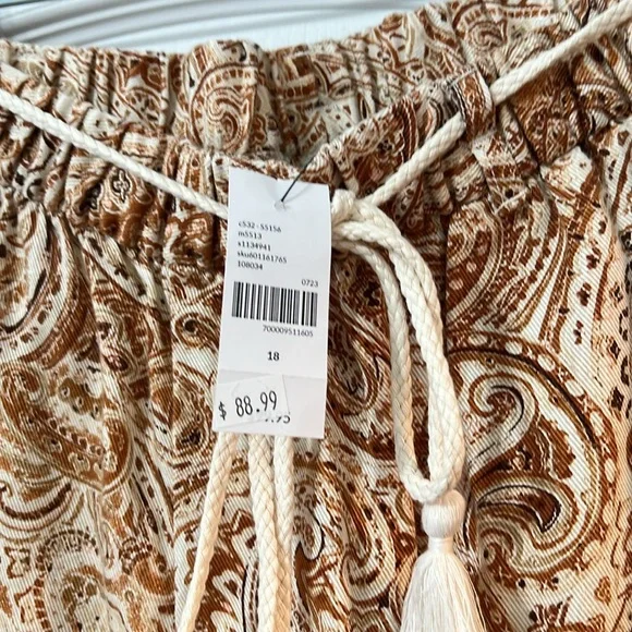 Paisley Drawstring Pants - Picture 7 of 7